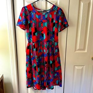 Colorful Dress with Pockets